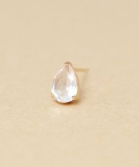 TAKE-UP/テイクアップ TAKE－UP 【 Solo Pierce】【 推しカラー】K18・K10 ローズクォーツ しずくハーフピアス/506860619
