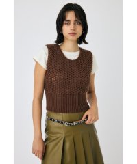 moussy/MESH ニットベスト/506860894