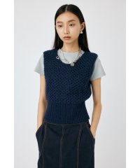 moussy/MESH ニットベスト/506860894
