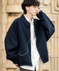 Rocky Monroe/ロッキーモンロー Rocky Monroe ブルゾン ショート丈 ジャケット メンズ レディース アウター テックメルトン オーバーサイズ ドルマンスリーブ ラ/506861770