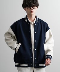 Rocky Monroe/ロッキーモンロー Rocky Monroe スタジャン ブルゾン メンズ レディース アウター ジャンパー テックメルトン オーバーサイズ PUレザー フェイク/506861771