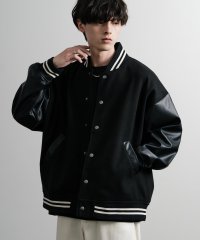 Rocky Monroe/ロッキーモンロー Rocky Monroe スタジャン ブルゾン メンズ レディース アウター ジャンパー テックメルトン オーバーサイズ PUレザー フェイク/506861771
