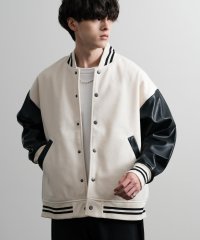 Rocky Monroe/ロッキーモンロー Rocky Monroe スタジャン ブルゾン メンズ レディース アウター ジャンパー テックメルトン オーバーサイズ PUレザー フェイク/506861771