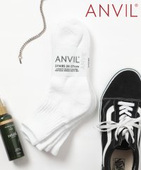 ANVIL/アンヴィル ANVIL 「消臭加工」 3足セット パイルソックス 足首丈 ショート丈 ソックス 靴下 /3P Quarter Socks ANS040 消臭加工/504600522