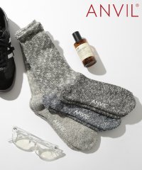 ANVIL/アンヴィル ANVIL 「消臭加工」パイル 3足セット 3パック クルー ソックス 靴下 /3P Crew Socks/ANS050 アンビル アンヴィル/504600523