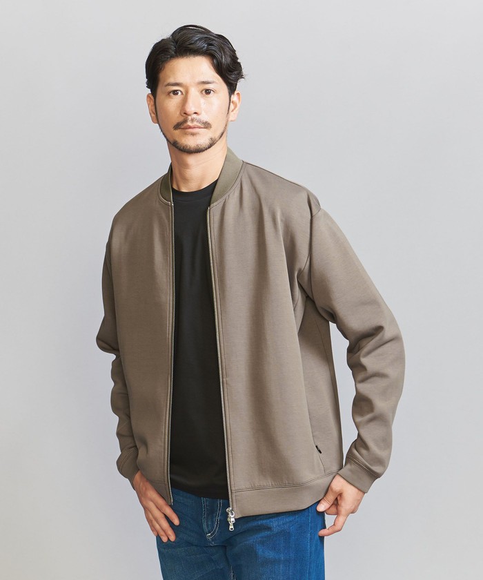 WEB限定 WARDROBE SMART】ダブルニット ジップブルゾン/セットアップ対応(506796530) | ビューティーアンドユース  ユナイテッドアローズ(BEAUTY&YOUTH UNITED ARROWS) - d fashion