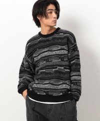 Purple & Yellow/３Ｄニットプルオーバー/506846716