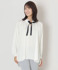 TO BE CHIC/サテンリボンブラウス/506848569