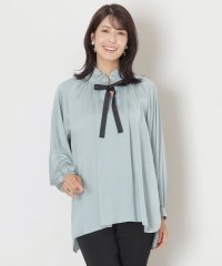 TO BE CHIC/サテンリボンブラウス/506848569