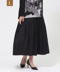 エヴェックス バイ クリツィア　Lサイズ/【L】【カタログ掲載品】【ウォッシャブル】レーヨンシルクシャーリングスカート/506855940