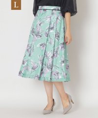 TO BE CHIC(L SIZE)/【L】ペインティングフラワープリント スカート/506856150