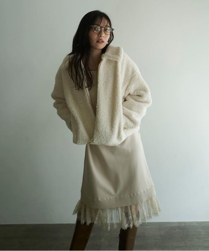 ボアブルゾン 24AW(506859279) | プロポーション ボディ ボアブルゾン 24AW(506859279) | プロポーション ボディ