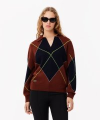 LACOSTE/ラコステ LACOSTE スキッパーネックアーガイルポロセーター/506862364