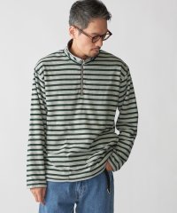 SHIPS MEN/SHIPS: リバーシブル ボーダー フリース ハーフジップ プルオーバー/506862892
