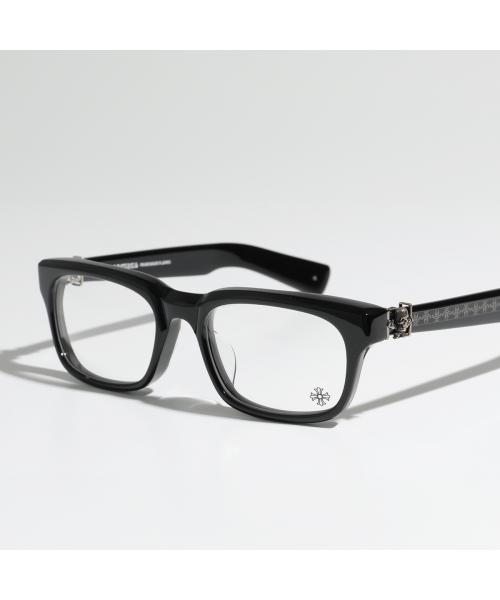 CHROME HEARTS メガネ FOTI H.T.2 スクエア ウェリントン 黒縁 CHROME HEARTS メガネ FOTI H.T.2 スクエア ウェリントン 黒縁