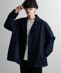 Rocky Monroe/ロッキーモンロー Rocky Monroe Pコート ダブル ショート丈 メンズ レディース アウター ジャケット ピーコート テックメルトン フェイクウール /506863402