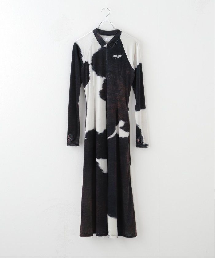 YOHEI OHNO / ヨウヘイオオノ】 Cowhide Velor Cycling Dress(506863438) |  ジャーナルスタンダード(JOURNAL STANDARD) - d fashion