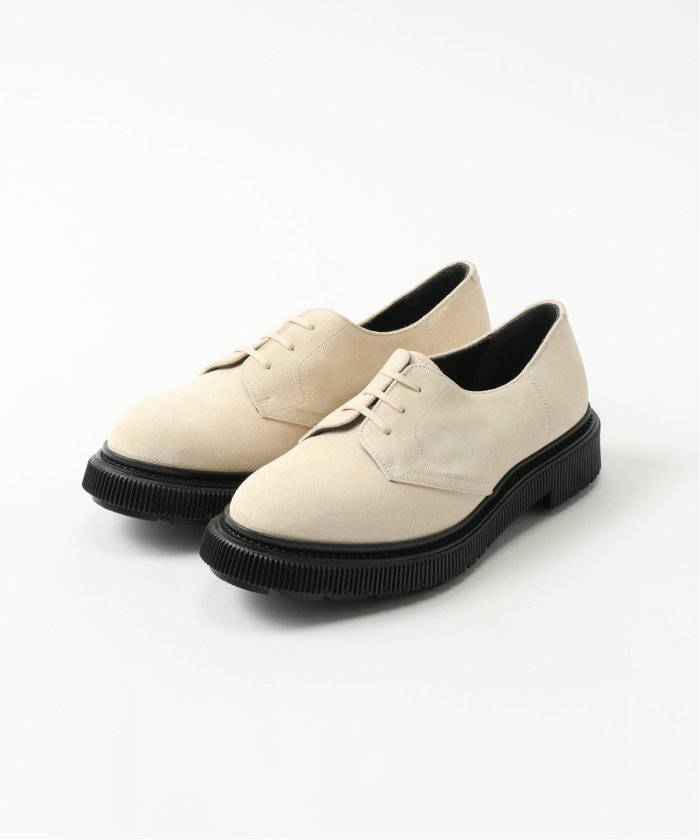 ADIEV PARIS ホワイトレザーシューズ　42 ADIEV PARIS ホワイトレザーシューズ42
