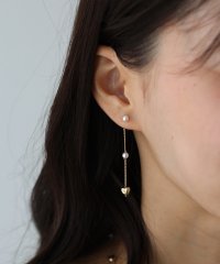 BLUEEAST/ブルーイースト BLUEEAST ハートパールステーションピアス/506863459