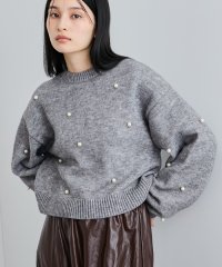 VIS/【WEB/ルミネ店限定】パールボタンニットプルオーバー/506863653