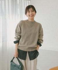 URBAN RESEARCH DOORS/『UR TECH 200日ニット』スウェットライクプルオーバー/506863700