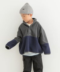 URBAN RESEARCH DOORS（Kids）/『洗濯可』フリースバイカラープルオーバー(KIDS)/506863705