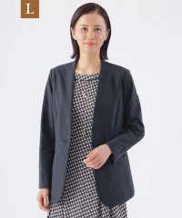 TRANS WORK(L)/【L】【美シリーズ】【弱はっ水】【防しわ】【透湿性】【ウォッシャブル】ウィンタードッツノーカラージャケット/506848525