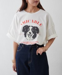 NICE CLAUP OUTLET/【WEB限定】ワンコサガラ刺繍BIGTシャツ　ゆったり/506863570