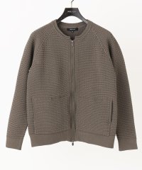 MICHEL KLEIN HOMME/ニットノーカラーブルゾン セットアップ/506864335