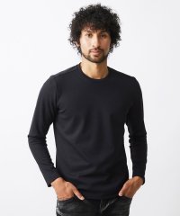 MICHEL KLEIN HOMME/【2024年モデル】ダブルフェイスクルーネック長袖カットソー/506864339