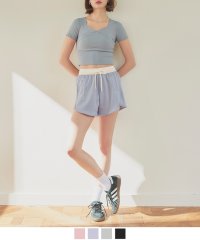 SEA DRESS/バイカラーショートパンツ/506864865