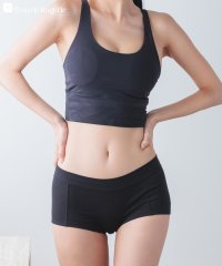 fran de lingerie/フランデランジェリー fran de lingerie 名古屋市立大学看護学部監修の吸水ショーツCottonシリーズ・ボクサーショーツ 「コンフィッツコットンボ/506864984