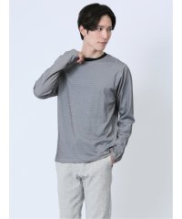 TAKA-Q/コードレーンタックボーダー クルーネック長袖Tシャツ メンズ Tシャツ カットソー カジュアル インナー トップス ギフト プレゼント/506865422