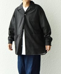 SHIPS any MEN/SHIPS any: モノトーン チェック サイドポケット シャツ ジャケット◇/506865891
