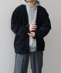SHIPS any MEN/【WEB限定】SHIPS any: パイナップル フリース 1ボタン Vネック カーディガン◇/506865897