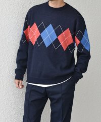 SHIPS any MEN/SHIPS any: 〈手洗い可能〉コットン カシミヤ パターン スウェットライク ニット◇/506865901