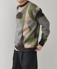 SHIPS any MEN/SHIPS any: 〈手洗い可能〉コットン カシミヤ パターン スウェットライク ニット◇/506865901