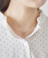 newme by Samantha Thavasa/K10 PG ストーンミニフラワー ネックレス/506866190