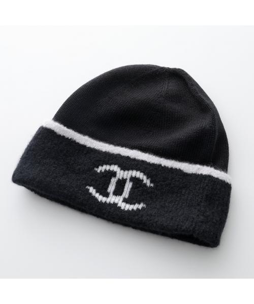 CHANEL ニット帽 AAA330 B17631 ココマーク (506866340 CHANEL ニット帽 AAA330 B17631 ココマーク (506866340