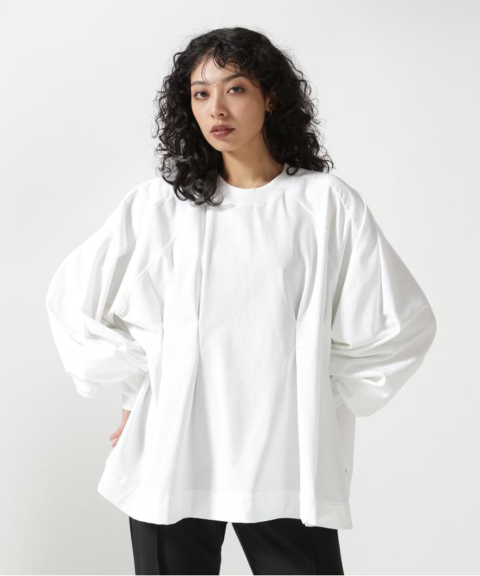 MANOF/マノフ/WAIST TUCK VOLUME SLEEVE SWEAT(506864463