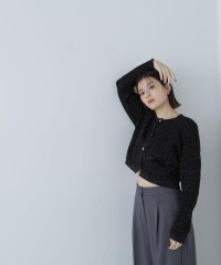 NATURAL BEAUTY BASIC/ツイーディーラメショートカーディガン　24AW/506864557