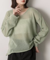ad thie/アドティエ ad thie 【2024AW新作】オーバーシルエット モヘアシアーニット/506865787