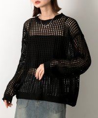 ad thie/アドティエ ad thie 【2024AW新作】透かし編み ニットプルオーバー/506865788