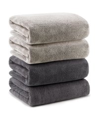 REBALANCE/リバランス REBALANCE Mofuwa マイクロファイバー バスタオル 4枚セット タオルセット 110 x 50 ギフト まとめ買い/505879034