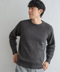 ikka/ウォッシャブル畦クルーネックニット/506395997
