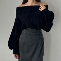 Louere/ルエレ Louere Louere オフショルシャギーニット/506726644