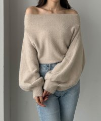 Louere/ルエレ Louere Louere オフショルシャギーニット/506726644