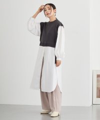 NICOLE white/ドッキングワンピース/506852140