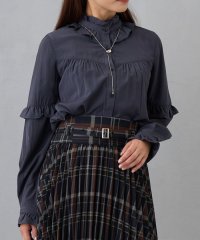 NICOLE CLUB/フリルカラーブラウス/506852152