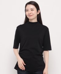 BENETTON (women)/【GREEN B】コットン100％無地ハイネック5分袖Tシャツ/506852839